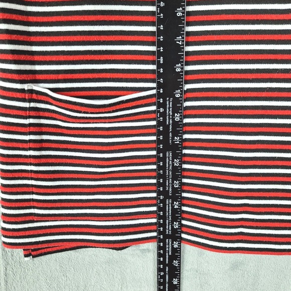 J Jill Top 2X Striped Boat Neck Preppy Nautical Fisherman Sailor Chic Casual - Picture 5 of 7